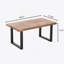 Petite table basse avec pieds en métal