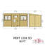 Pent 12 x 6 Shiplap Shed