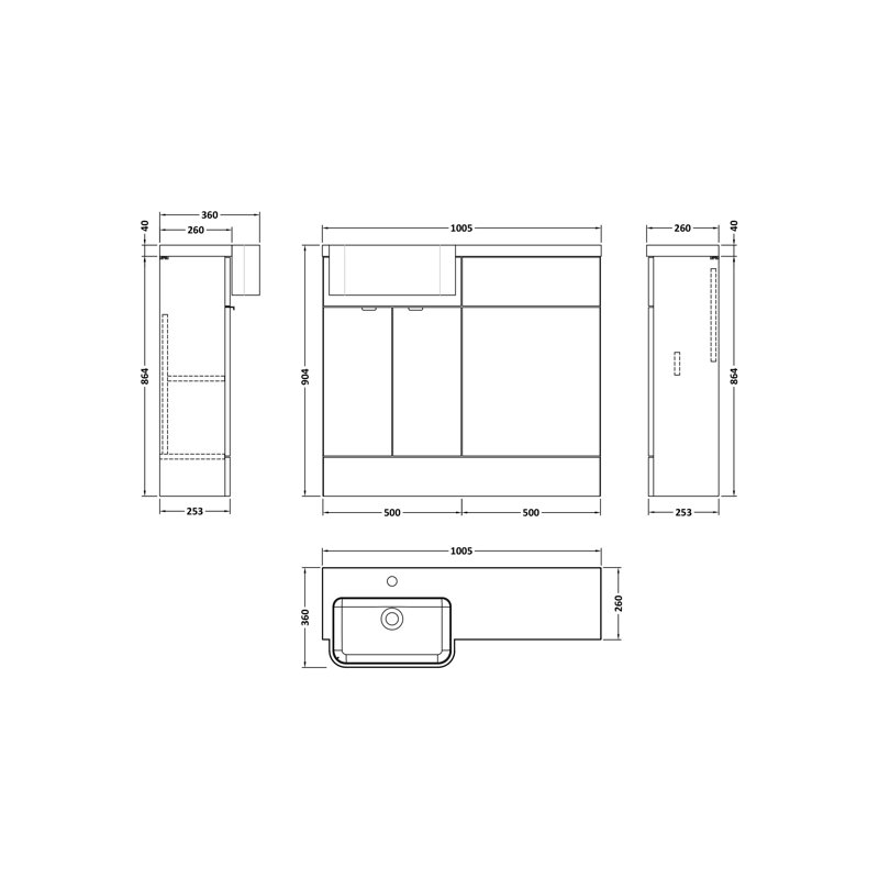 Bathroom Furniture Suite