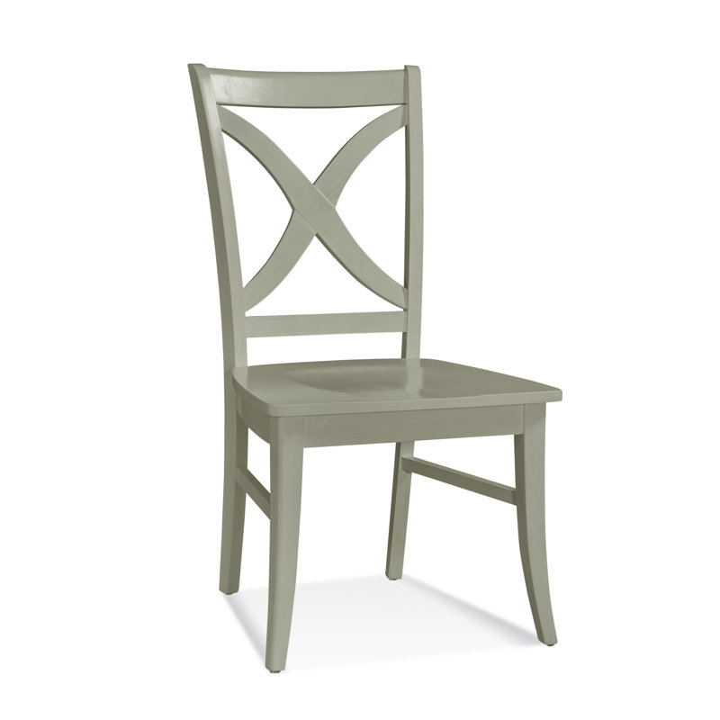 Hues Solid Wood Dining Chair, Greystone