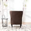 Fauteuil d'appoint rembourré à dossier haut en polyuréthane l 28 po