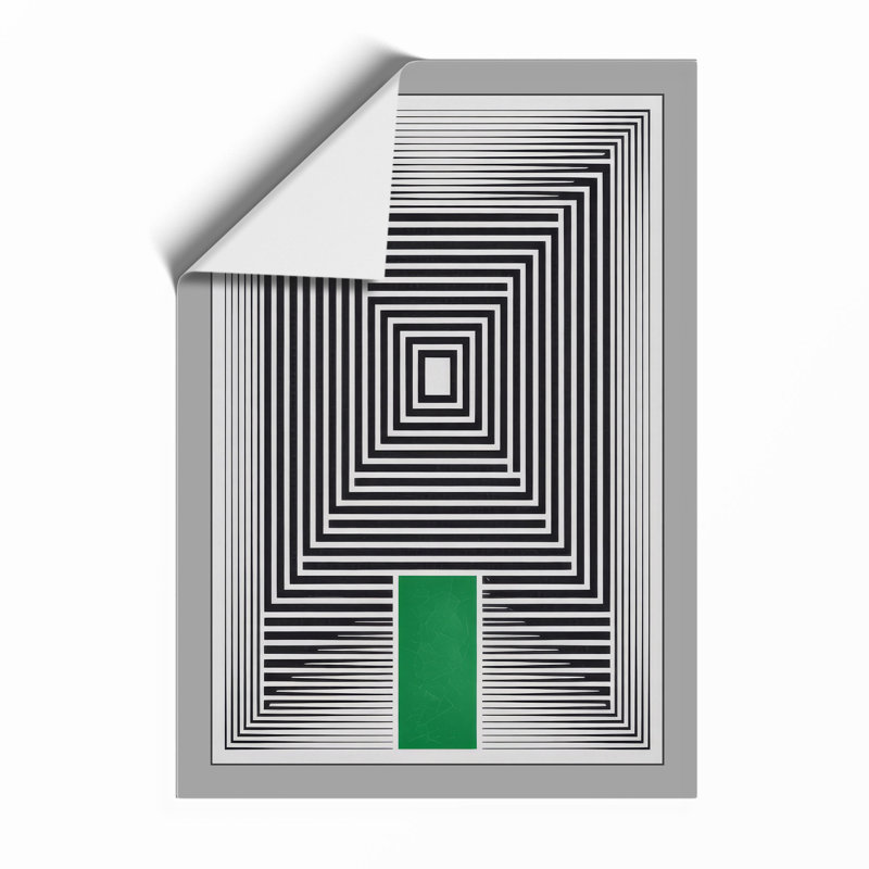 Optical Geometry Geometric - Print, Unframed, A4 - 29.7 x 21.0 cm