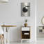 «Black & Neutral Abstract» par Petals Prints Design, art mural en métal-79193858