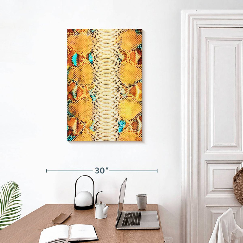 Brampt Python Snake Skin, 30" H x 20" W