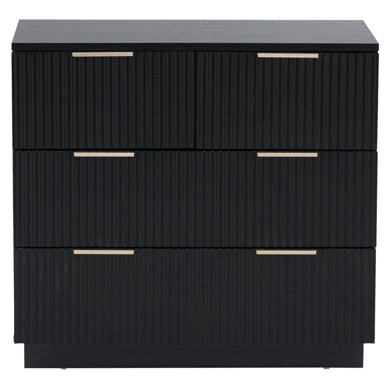 28Inch Wide Drawer Cabinet, Black
