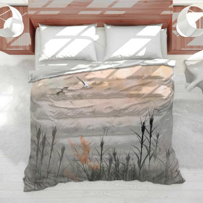 Édredon Foggy Landscape Bedding Nature