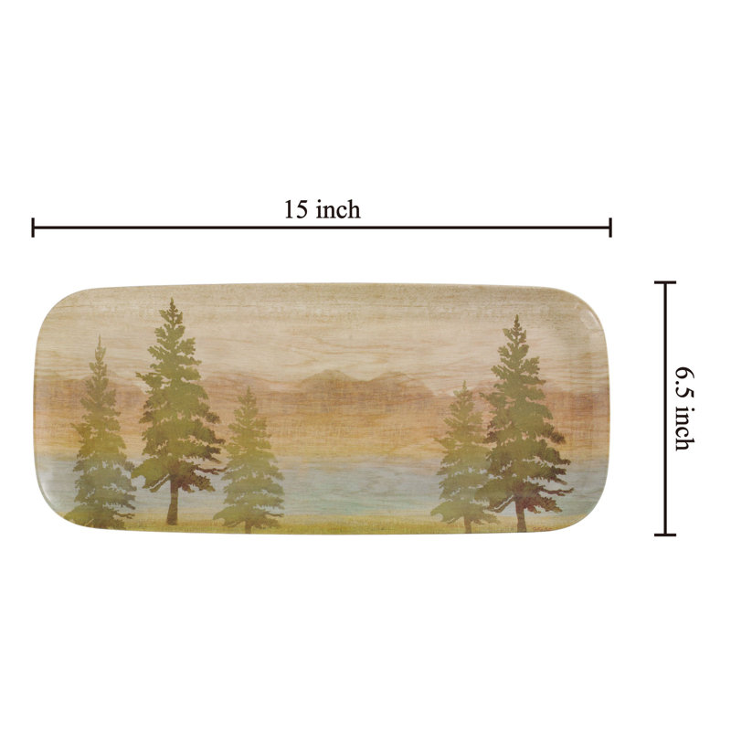2-Piece At the Lake 15" Tray
