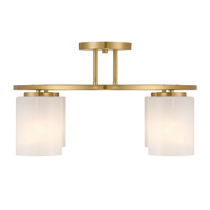Herron 4-Light Ceiling Light in Brass, Brass