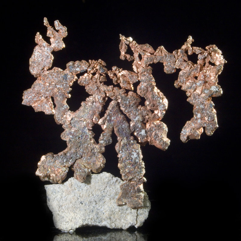 Native Crystalline Copper. Itauz Mine, Kazakhstan