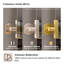 Miroir de salle de bain mural rectangulaire en nickel l 24 po x H 36 po Lunova-1349290679-1349290674