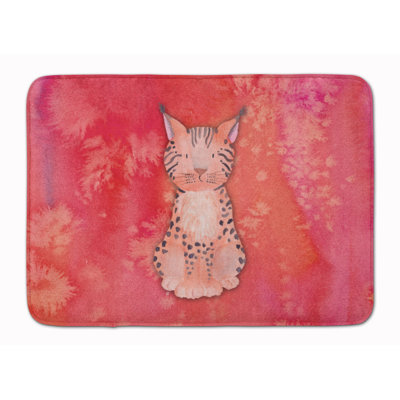 Tapis pour salle de bain en mousse à mémoire aquarelle Winston