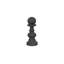 Small Cast Stone Pawn Chess Sculpture-1062422300