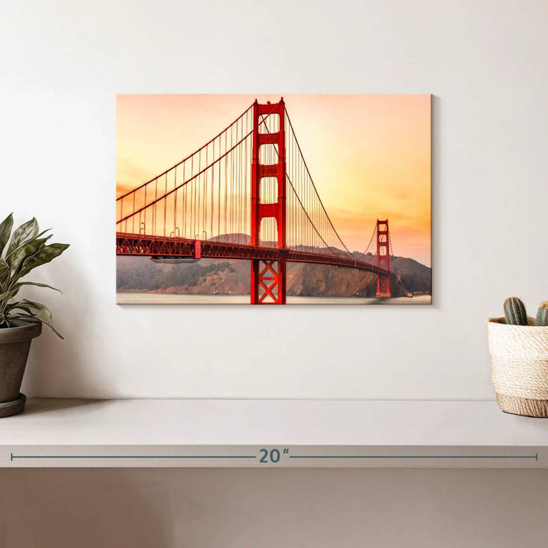 Lilie Golden Gate Bridge Structure, 8" H x 12" W