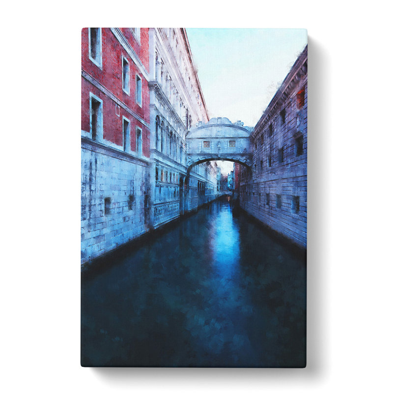 Bridge of Sighs in Venice Italy - Wrapped Canvas, 60cm H x 40cm W x 3cm D