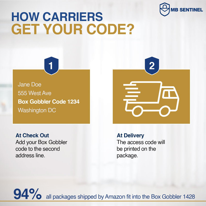 Package Drop with Magnetic Closure