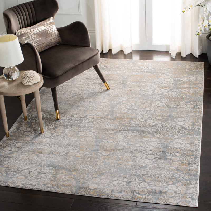 Swint Geometric Hand Woven Area Rug, Rectangle 122 x 183 cm