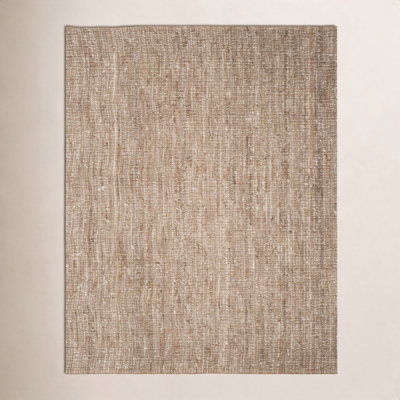 Alda Natural Ivory Hand-Woven Jute Rug