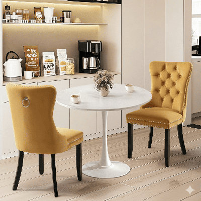 Round Dining Table Sets with 2 chairs