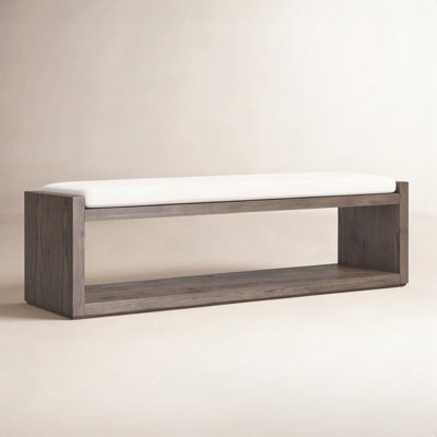 Crestfield Polyester Blend Upholstered Bench