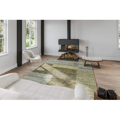 Adamento Wool Geometric Indoor Rug