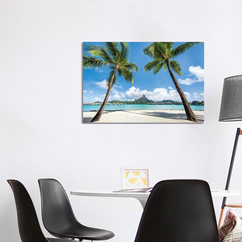View Of Mont Otemanu, Bora Bora Atoll, French Polynesia by Jan Becke - Wrapped Canvas Gallery-Wrapped Canvas Giclée