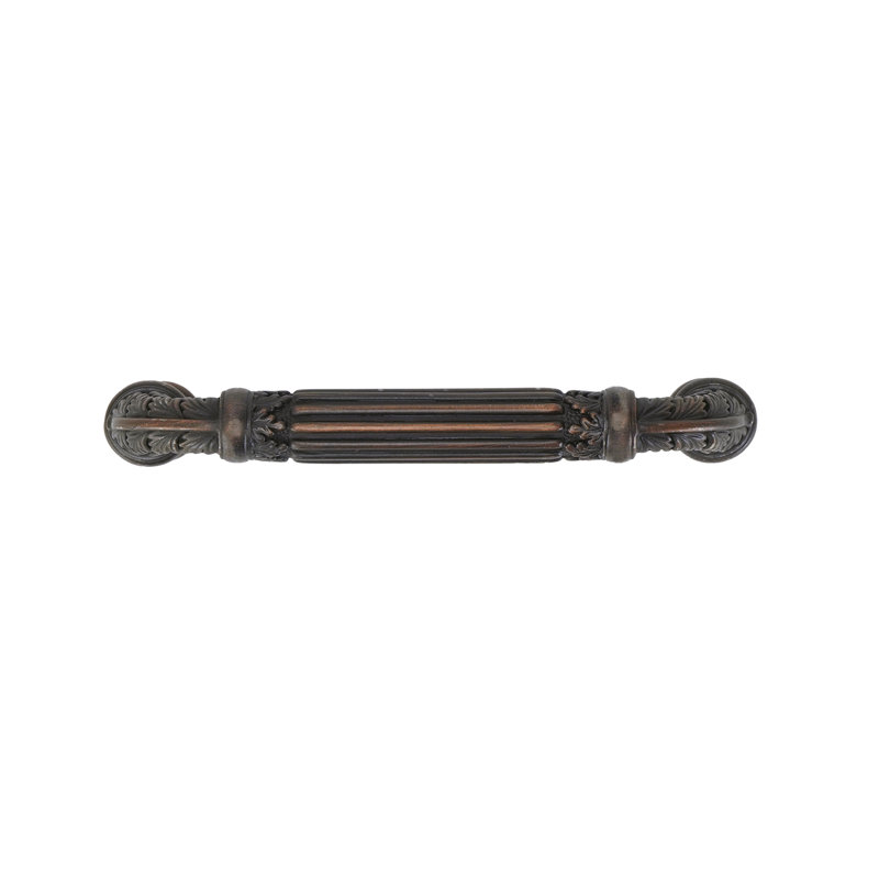 EDGAR BEREBI NANTUCKET 3-1/2" CENTER TO CENTER PULL IN MUSEUM GOLD PLATE, Oil Rubbed Bronze