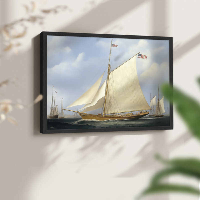 Nautical Series-C -Framed Print - Restickable