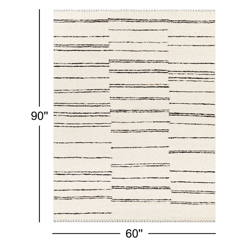 Machu Picchu Striped Area Rug, Rectangle 5' x 7'6"