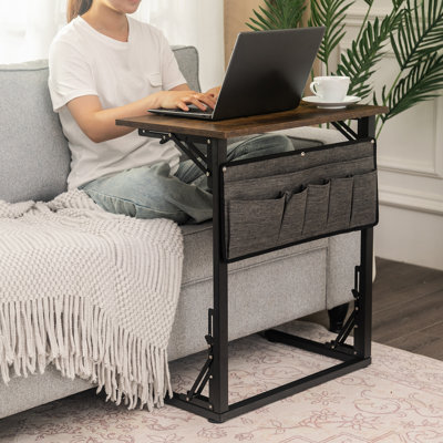 14.5”W  C Shaped End Table