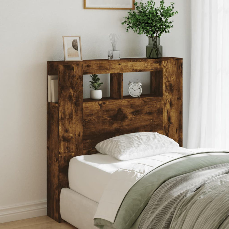 Nevio Headboard, 100 x 103.5 cm, Smoked Oak