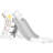 Qaba 61.75'' W Plastic Straight-87889704