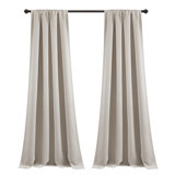 Polyester Blackout Curtain Pair