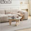 Table basse Mid-Century moderne en verre avec base en bois-1516212930-1516212933