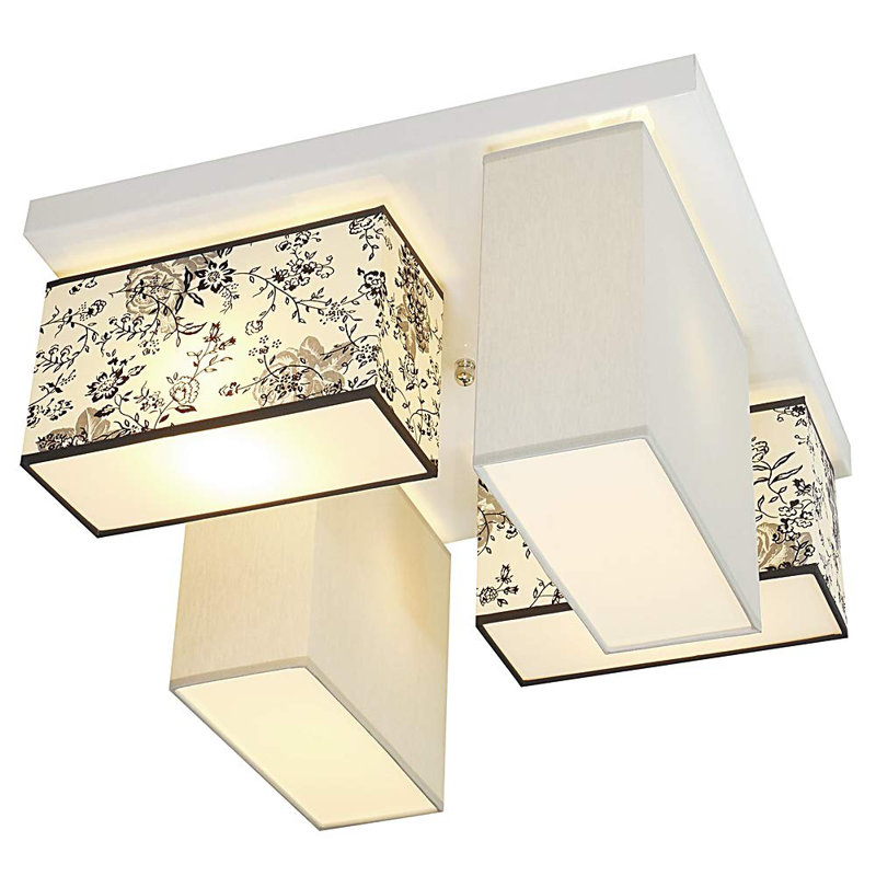 Holsworthy Fabric Semi Flush Mount
