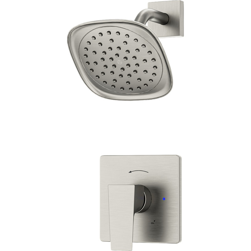 Garniture de douche Verity, Nickel satiné
