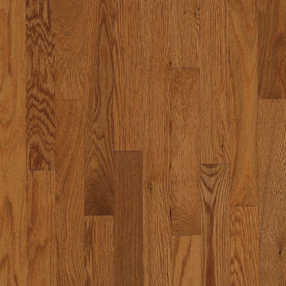 Oak 3/4" Thick x 2-1/4" Wide x Varying Length Solid Hardwood Flooring Bruce Flooring