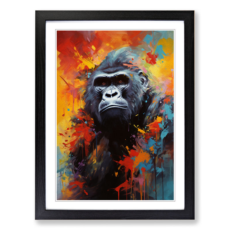 Gorilla Symbolism - Framed Print
