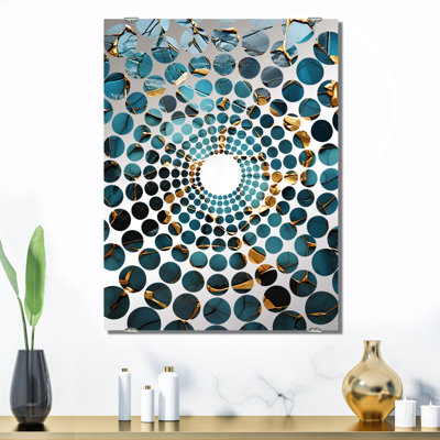 Marbre Elegance III - Miroir mural abstrait en marbre MIR137196
