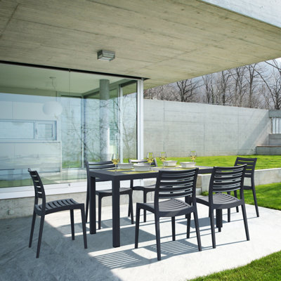 6 - Person Patio Dining Set with Rectangular Table