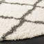 Tapis géométrique ivoire / gris foncé-230845228