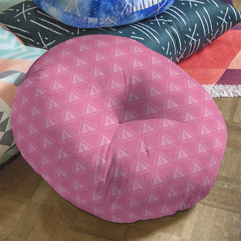 Coussin Theo Nath, 30 po x 30 po, Rose