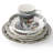 16 Piece Porcelain Holiday Dinnerware Set