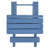 Folding Square Table Patio Outdoor Solid Wood Table For Backyard, Balcony, Portable Design Space-1805035650