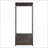 Walk-in Closet System, Monica Modular Extra Deep Storage | Rustic | Melamine