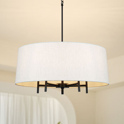 5-Light Drum Chandelier Dining Room Chandelier Dining Room Light for Dining Room