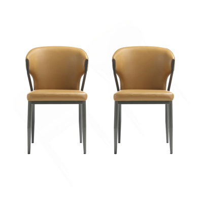 Dining Chair - Set Of 2 In Camel