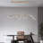 Shirlynn Iron LED Modern Linear Chandelier