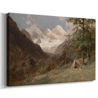 Alpine Camp-Edward Theodore Compton-Gallery Wrapped Canvas-c. late 19th / early 20th Century