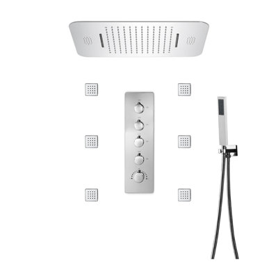 Thermostatic All-In-One Kit with Rough in-Valve