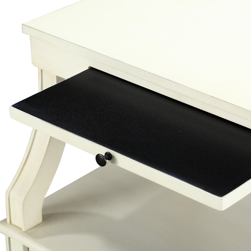 Table de chevet blanche captivante avec espace de rangement enchanteur